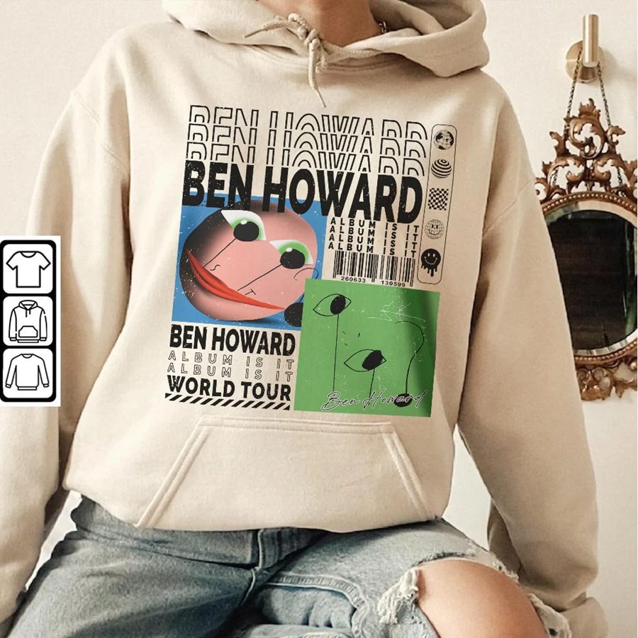 Ben Howard Music Hoodie, Y2K 90S Merch Vintage Album Is It World Tour Tickets Graphic Tee