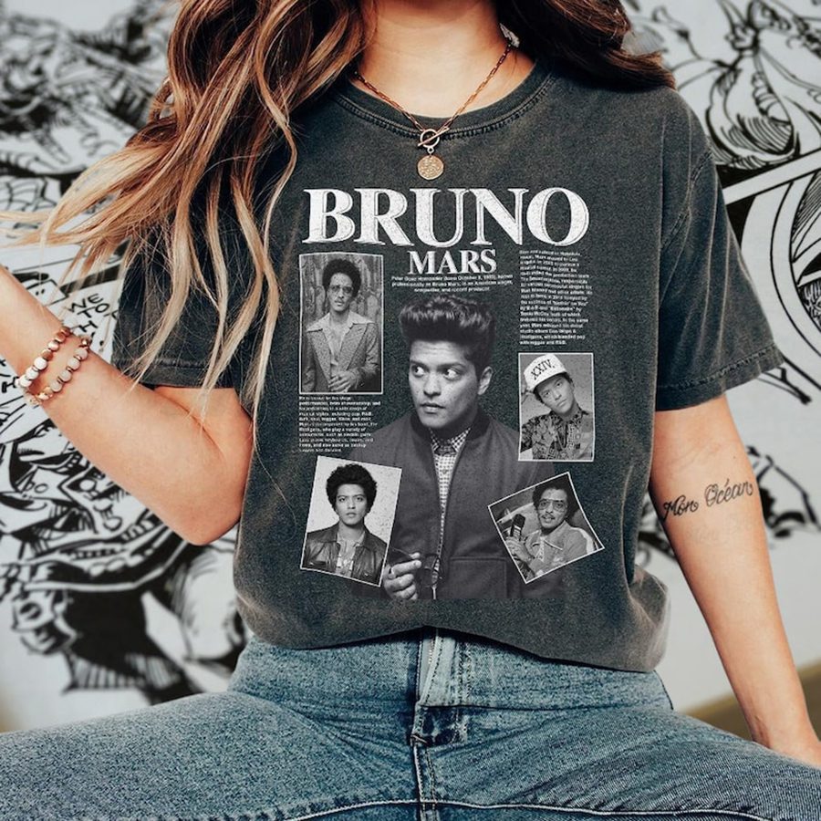 Bruno Mars Shirt, Bruno Mars Vintage 90S Gift For Fans T-Shirt