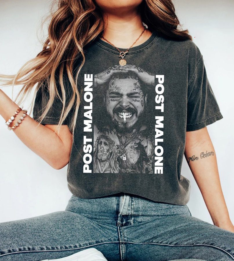 Vintage Post Malone, Post Malone Shirt, Post Malone Comfort Color Shirt