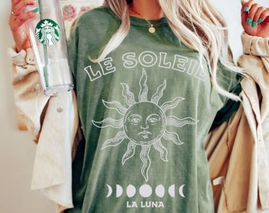 Sun T-Shirt, Sun Tee, Le Soleil Tee, Boho Shirt, Celestial, Vintage Inspired Cotton T-Shirt, T-Shirt