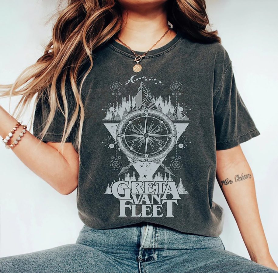 Greta Van Fleet Aesthetic Shirt, Vintage Greta Van FleeShirt