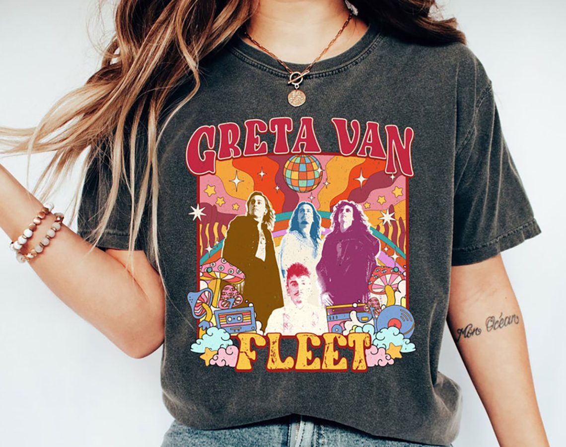 Vintage Greta Van FleeShirt, Greta Van Fleet Shirt, Comforcolor Shirt