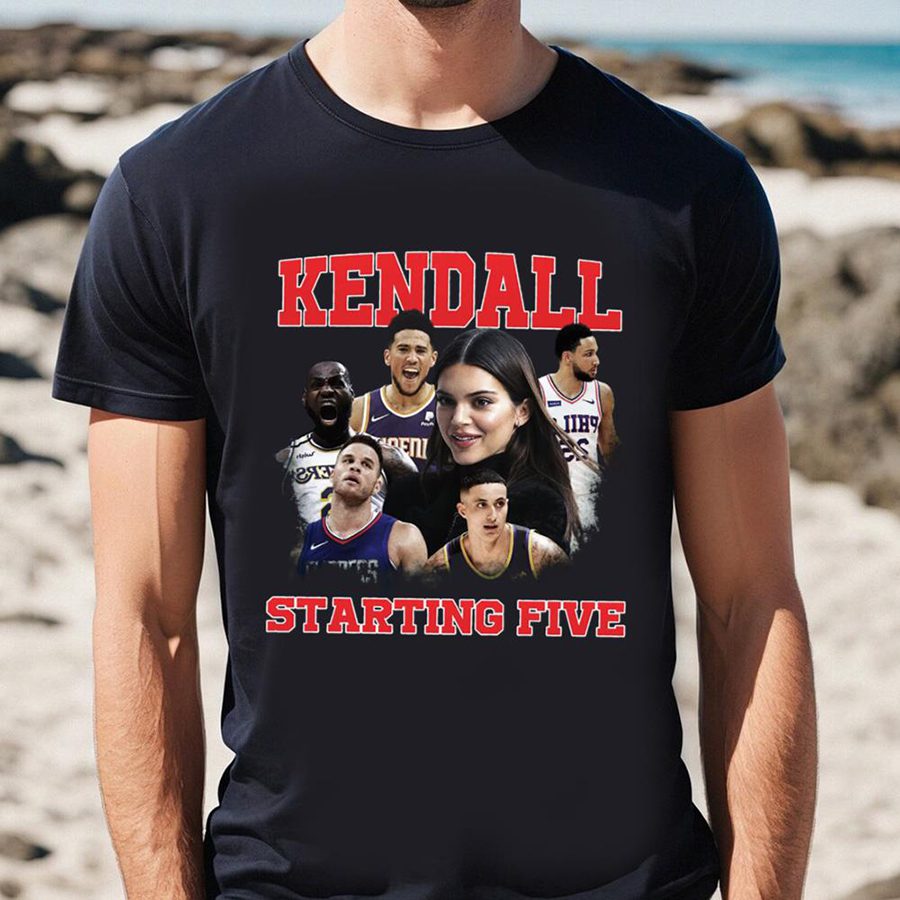 Kendall Jenner Starting Five Vintage Shirt, Kendall Jenner 90S Shirt