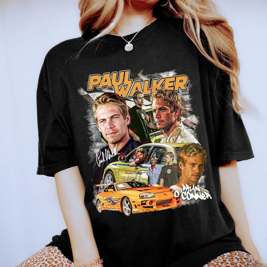 Retro Paul Walker Vintage 90S Shirt, Paul Walker Unisex T-Shirt