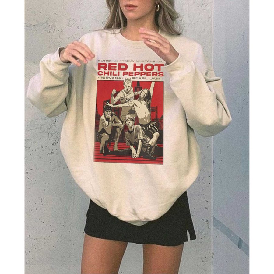 Retro Red Hot Chili Peppers Tee, Red Hot Chili Peppers Shirt