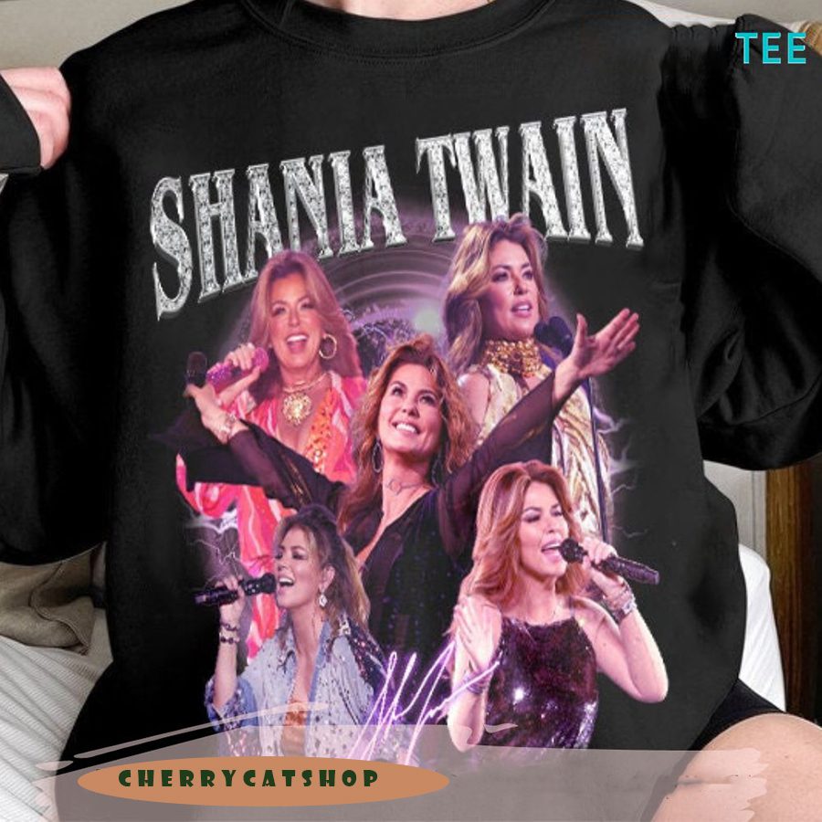 Vintage Shania Twain Merch Sweatshirt, Queen Of Me Tour Hoodie