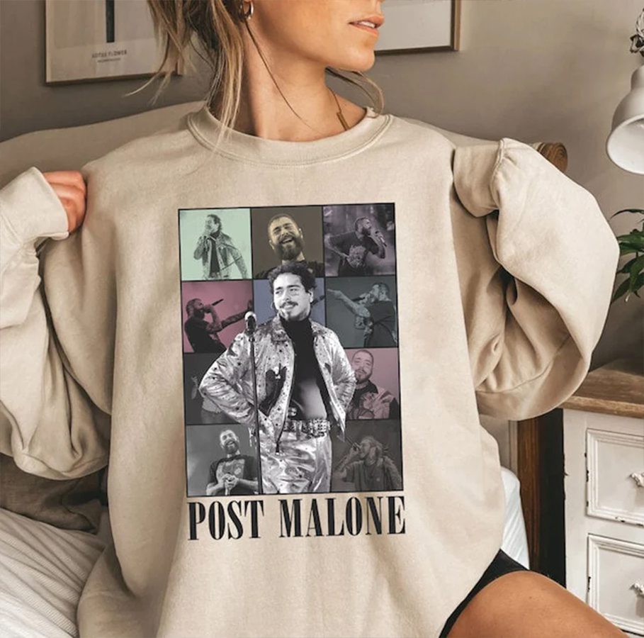 Vintage Posty Sweatshirt, Post Malone Sweatshirt, Rapper Sweatshirt