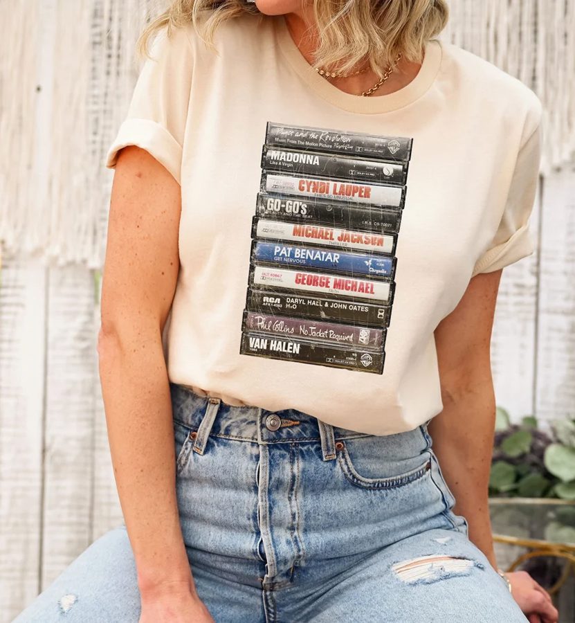 Vintage Cassette Tape, 80S Rock Cassette Shirt, 80S Rock N Roll TShirt