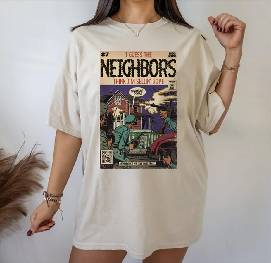 J Cole Neighbors Comic Book Inspired Shirt, J Cole Vintage Shirt
