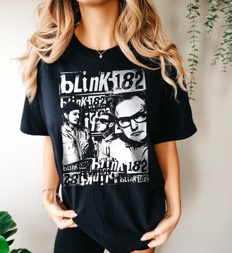 182 World Tour Shirt, Vintage Blink Tee, Blink Band Tee