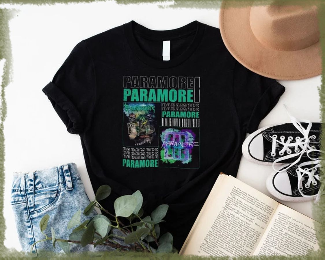 Paramore Tour Shirt V3 Hip Hop 90S Vintage Retro Graphic Tee Shirt