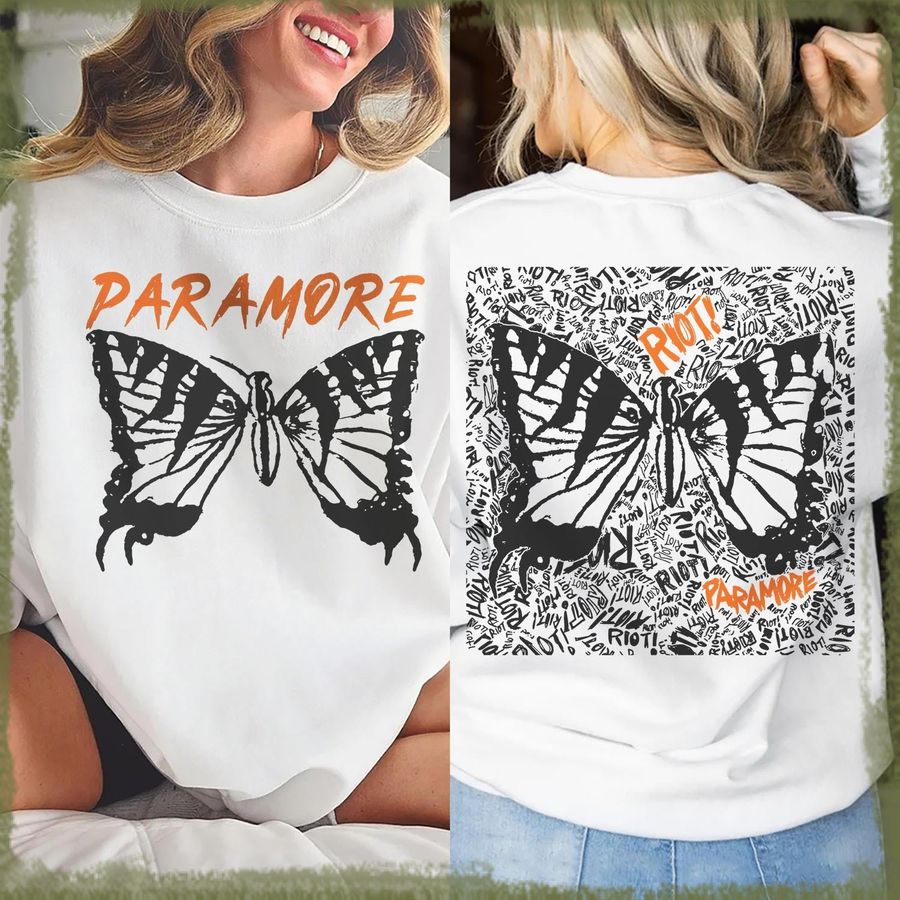 Paramore Music Shirt, 2 Side Vintage Merch Paramore American SweatShirt