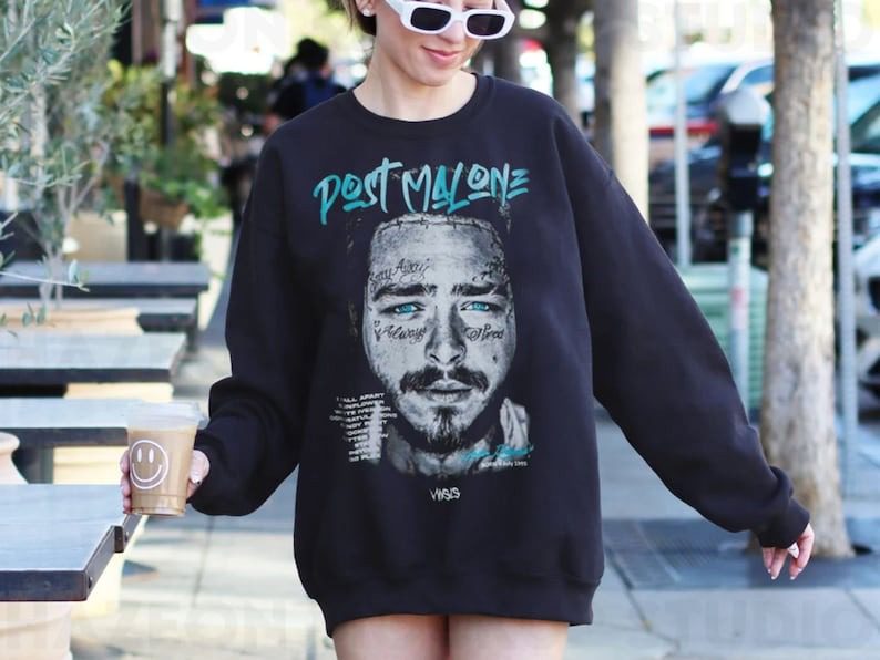 Vintage Posty Sweatshirt, Posty Sweatshirt, Rapper TShirt