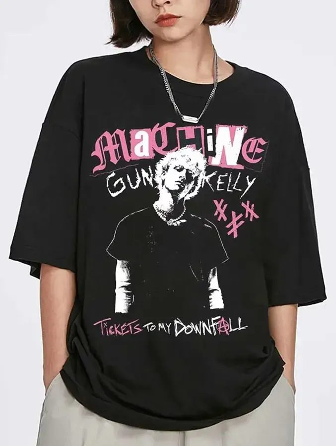 Machine Gun Kelly T-Shirt, Mgk Shirt, Rap Tee, Streetwear Vintage, Bootleg Style
