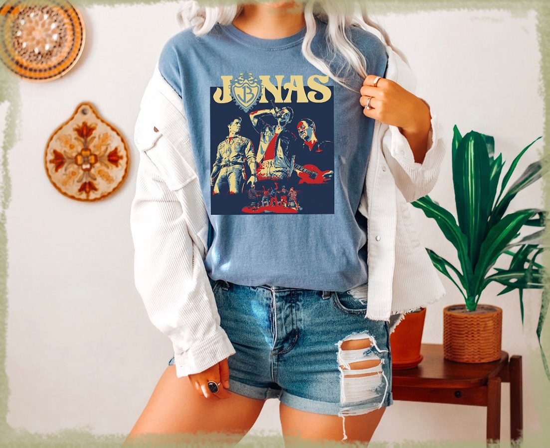 Retro Jonas Brothers Shirt, Five Albums One NighShirt, Jonas Tour Shirt