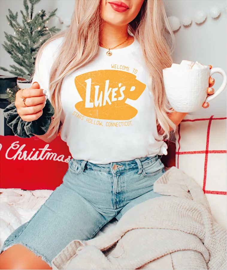 Retro LukeS Diner Shirt, LukeS Diner Shirt, Stars Hollows Shirt, Tv Show Fans Gift