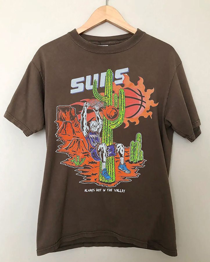 Vintage Phoenix Suns Tee, Nba Phoenix Suns T-Shirt, Vintage Suns Shirt, Warren Lotas Devin Booker Last Shot Tee