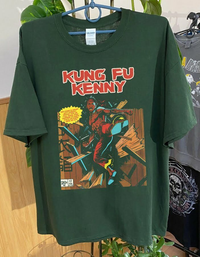 Vintage Kung Fu Kenny T-Shirt, Kendrick Lamar Shirt, Kendrick Lamar Merch, Vintage 90S T-Shirt