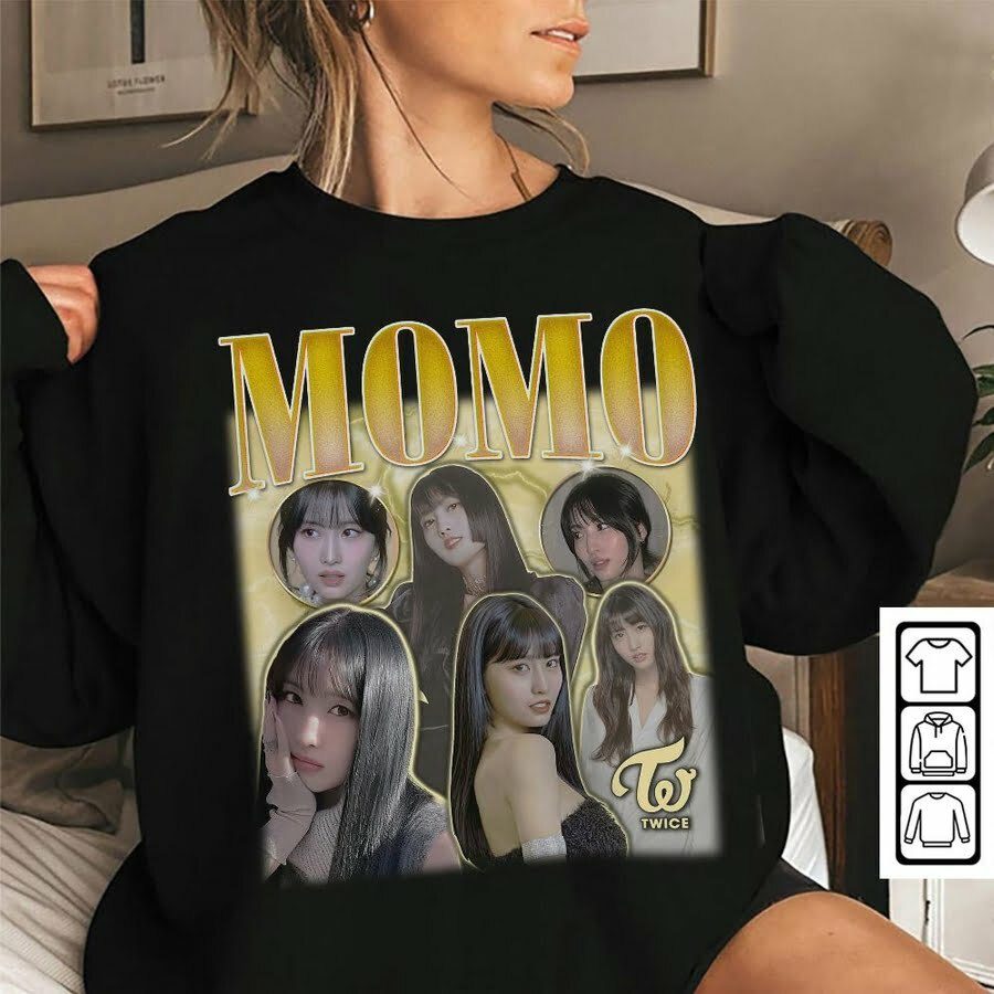 Twice Momo Kpop Sweatshirt, Twice Vintage Hoodie, Kpop Singer Sweatshirt