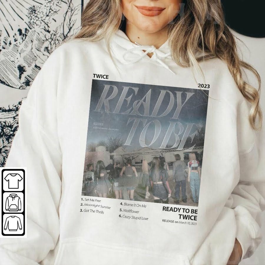 Twice Kpop Ready To Be Sweatshirt, Vintage Album Ready To Be Twice Hoodie, Kpop Singer Sweatshirt