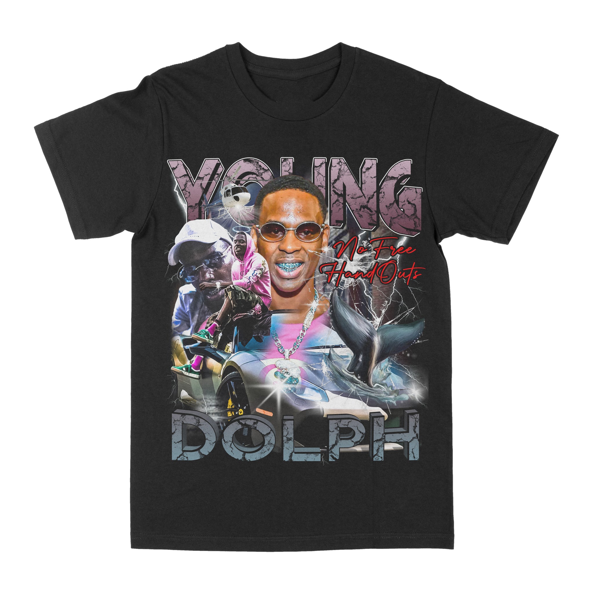 Young Dolph Hand Outs Graphic Shirt
