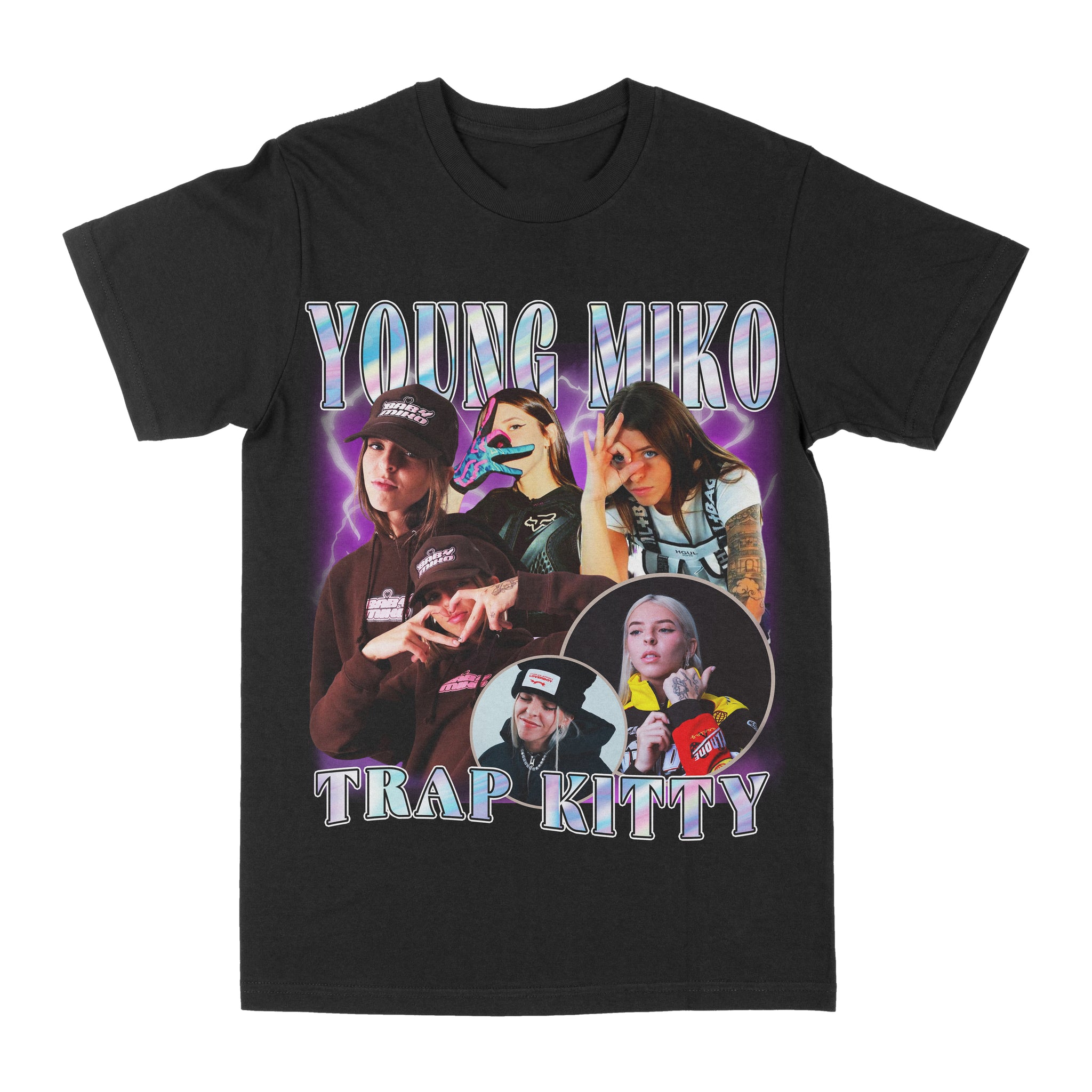 Young Miko Trap Kitty Graphic Shirt