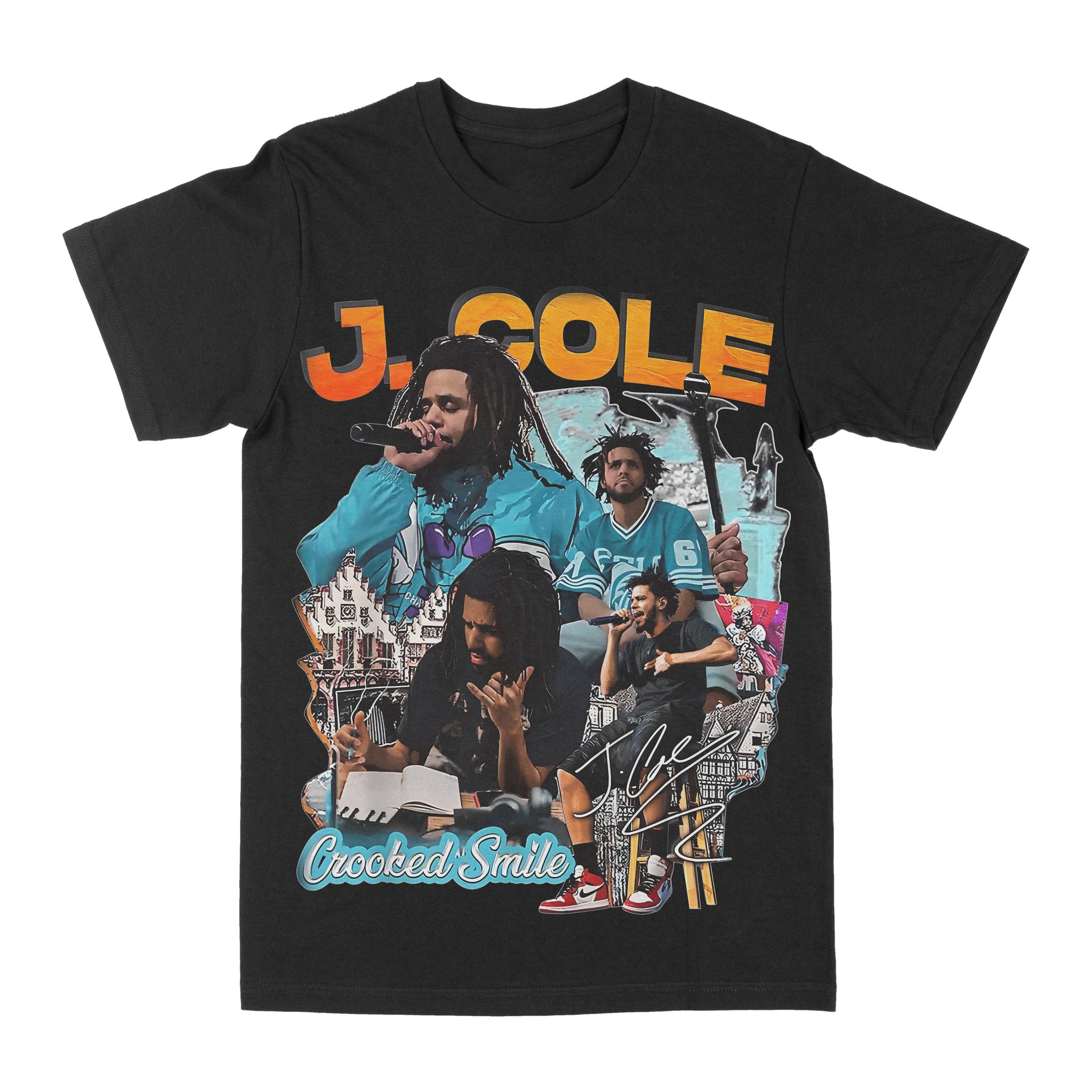 J. Cole Crooked Smile Graphic Shirt