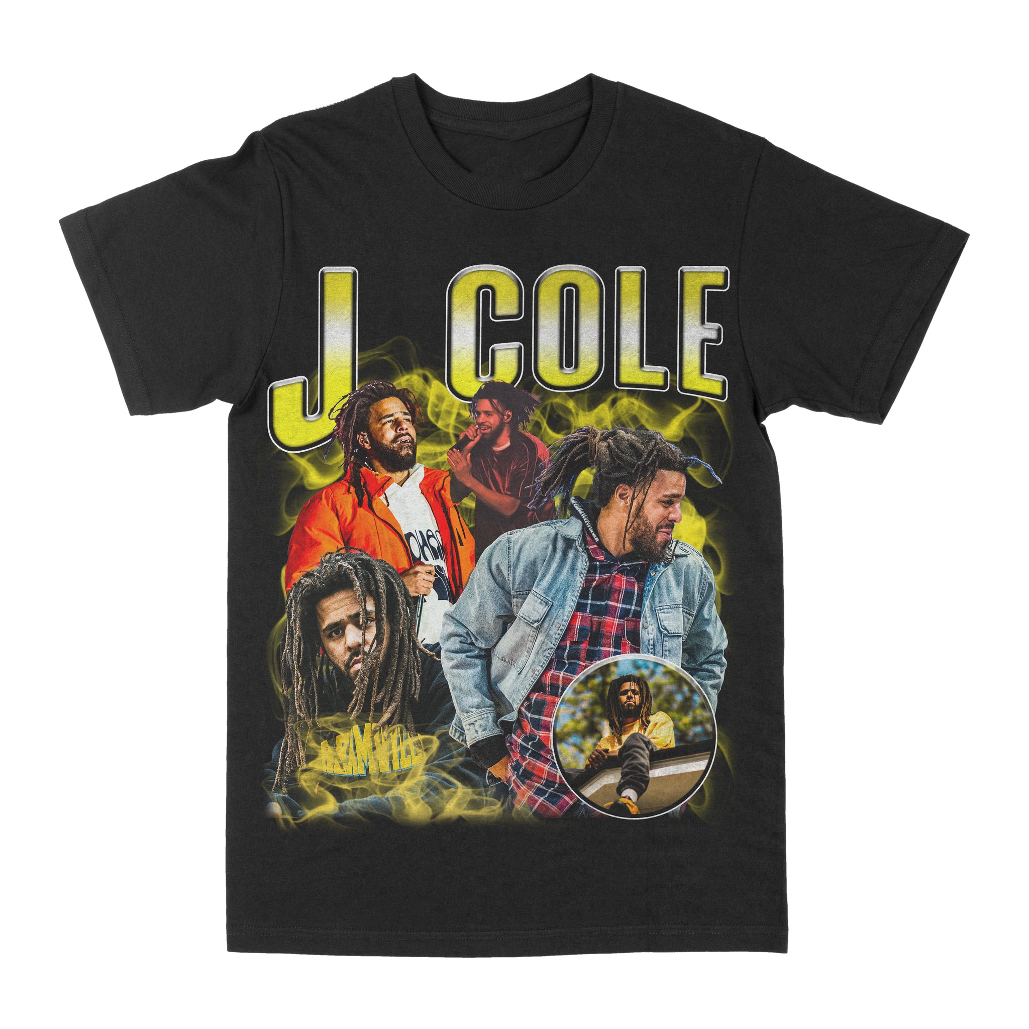 J.Cole Yellow Graphic Shirt