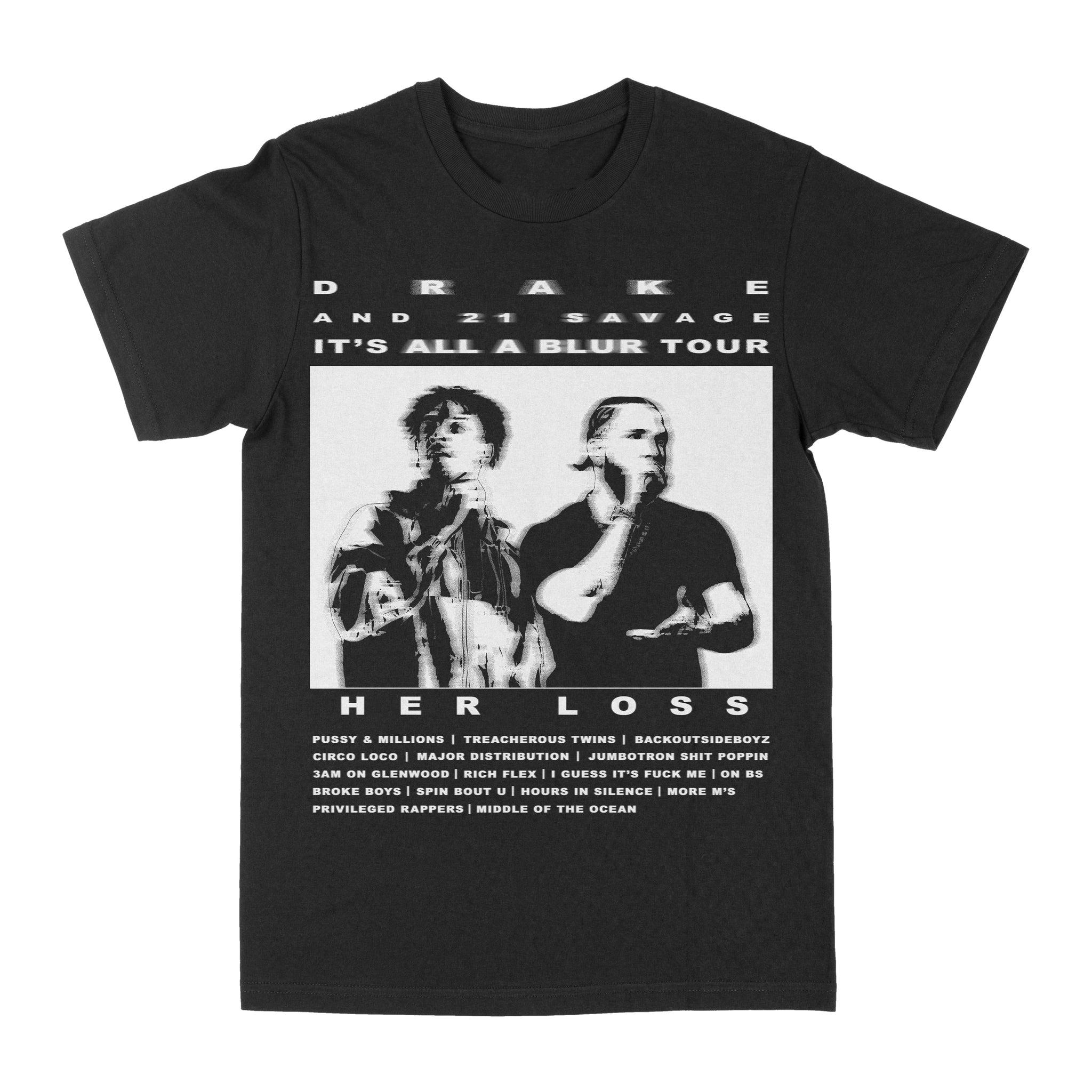 Drake/21 Savage It'S All A Blur Tour Graphic Shirt