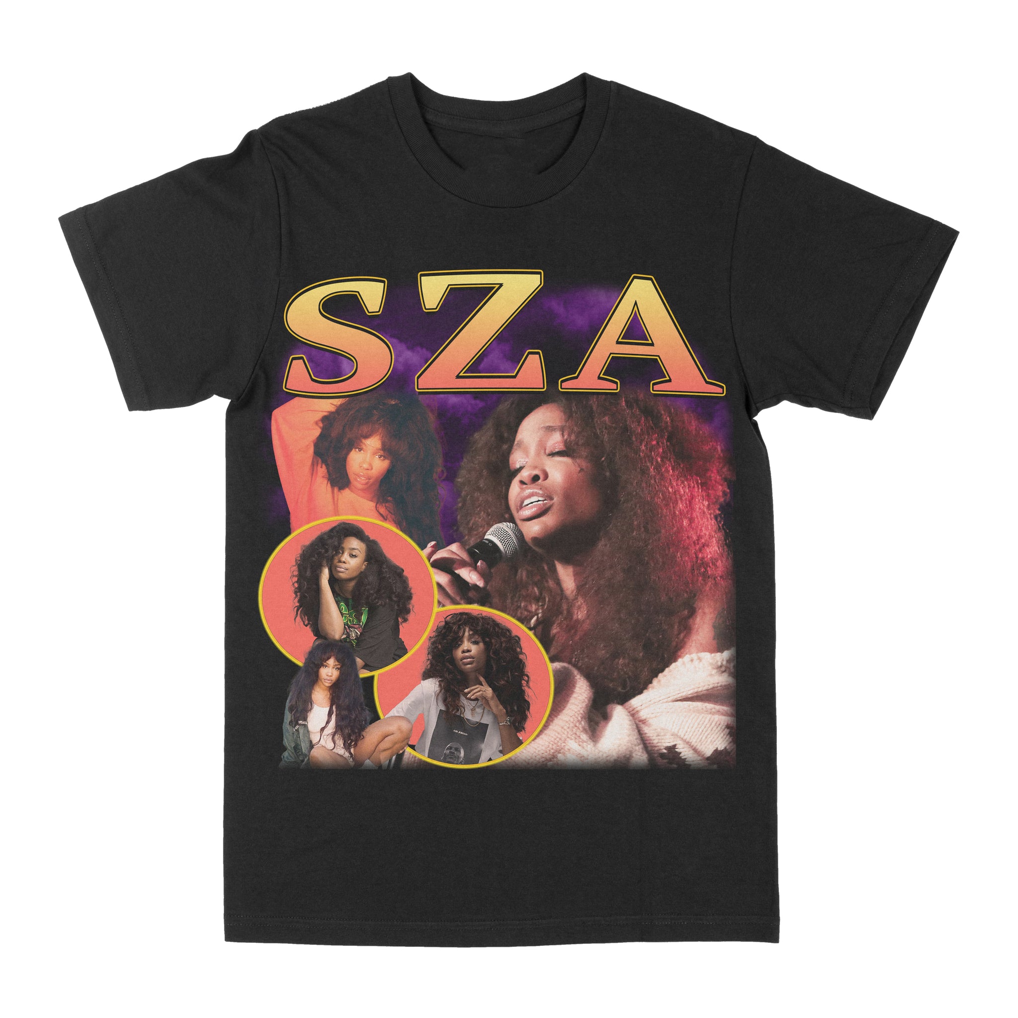 Sza Orange Graphic Shirt