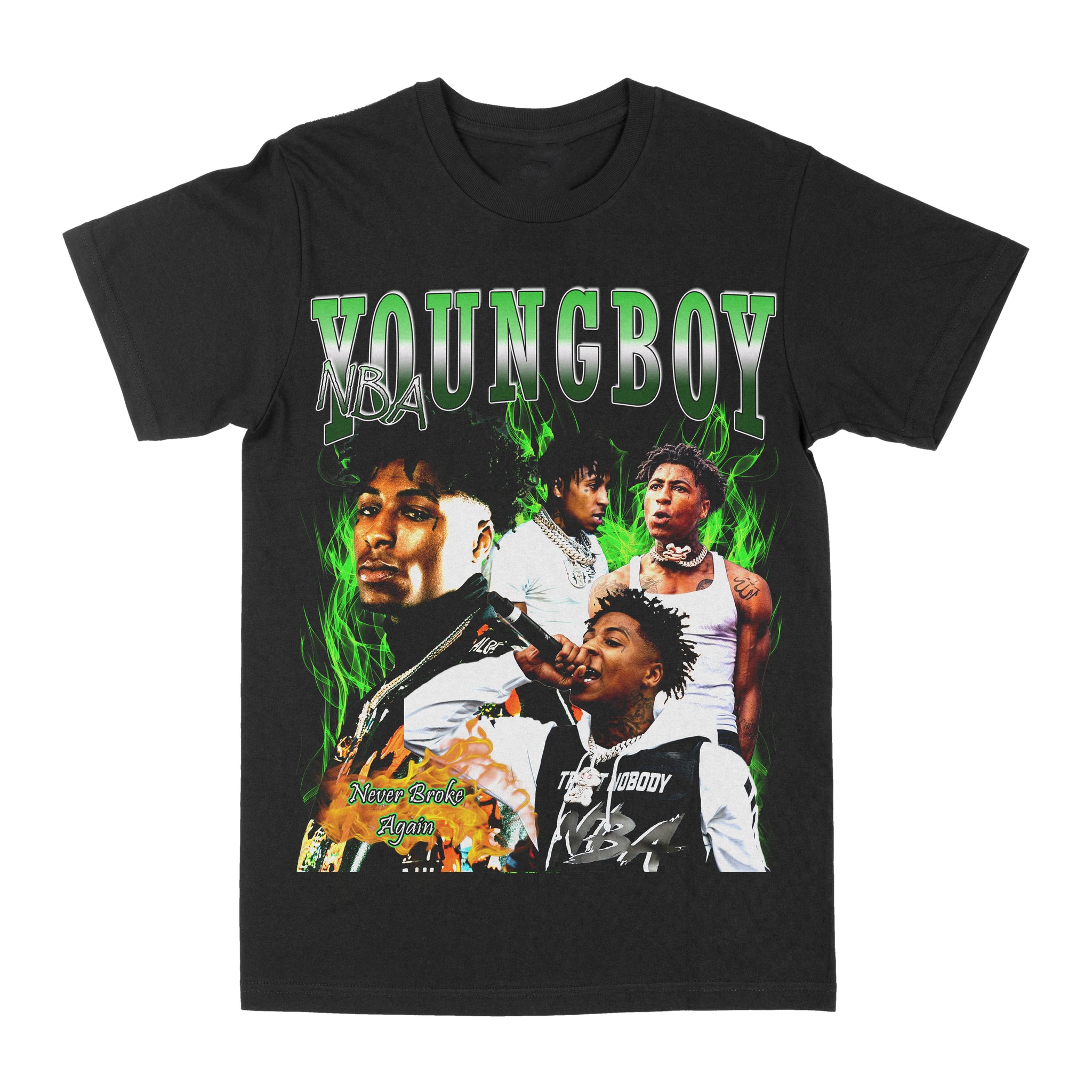 Nba Youngboy Green Graphic Shirt