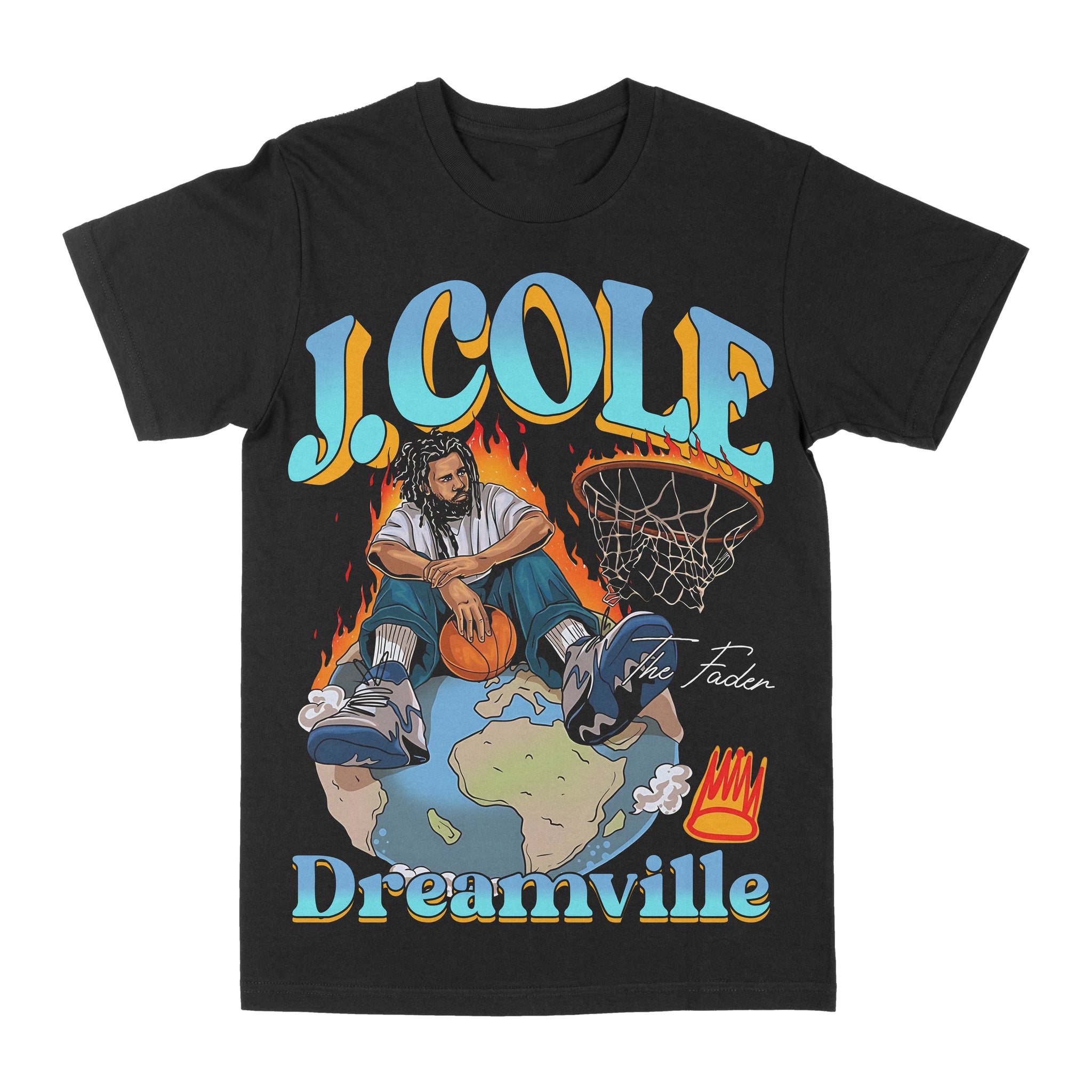 J. Cole Dreamville World Graphic Shirt