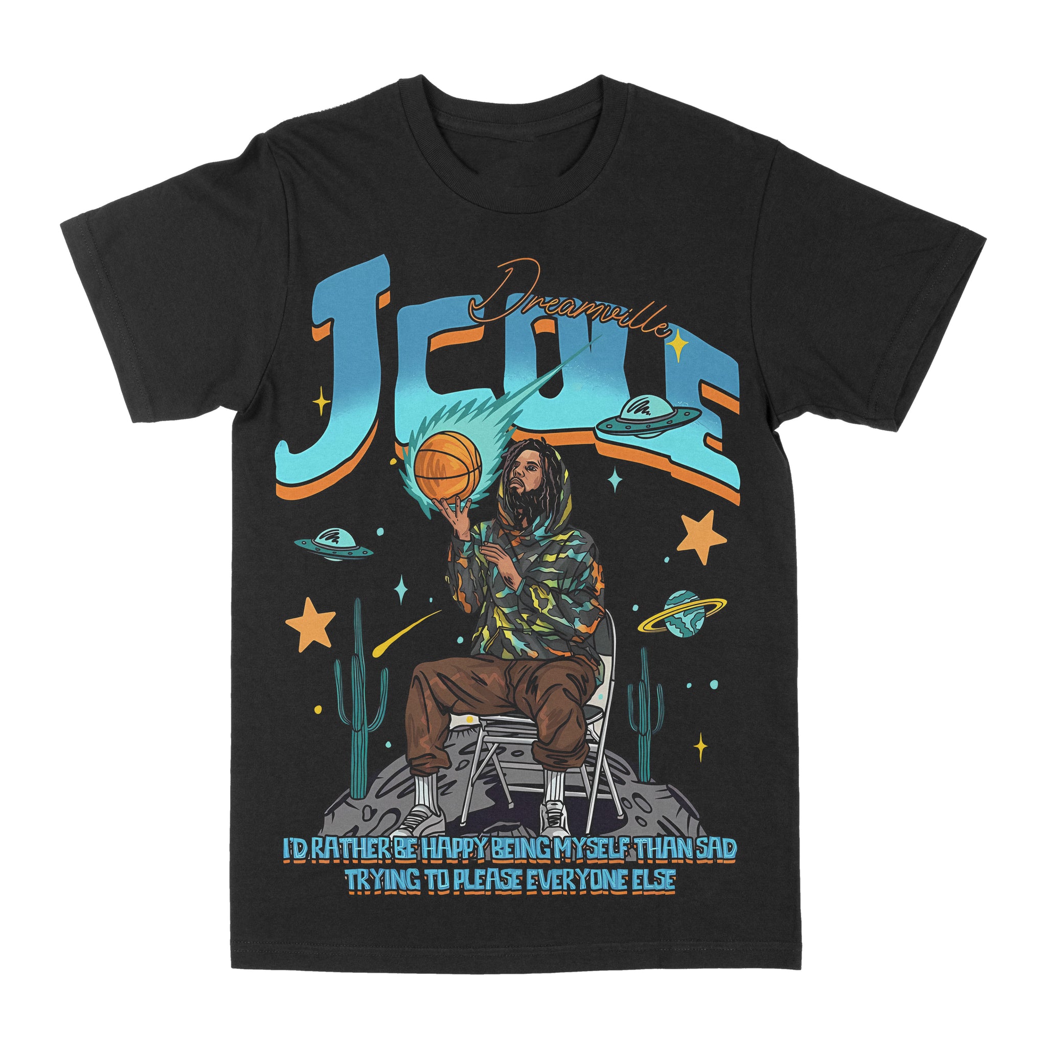J. Cole Happy Graphic Shirt