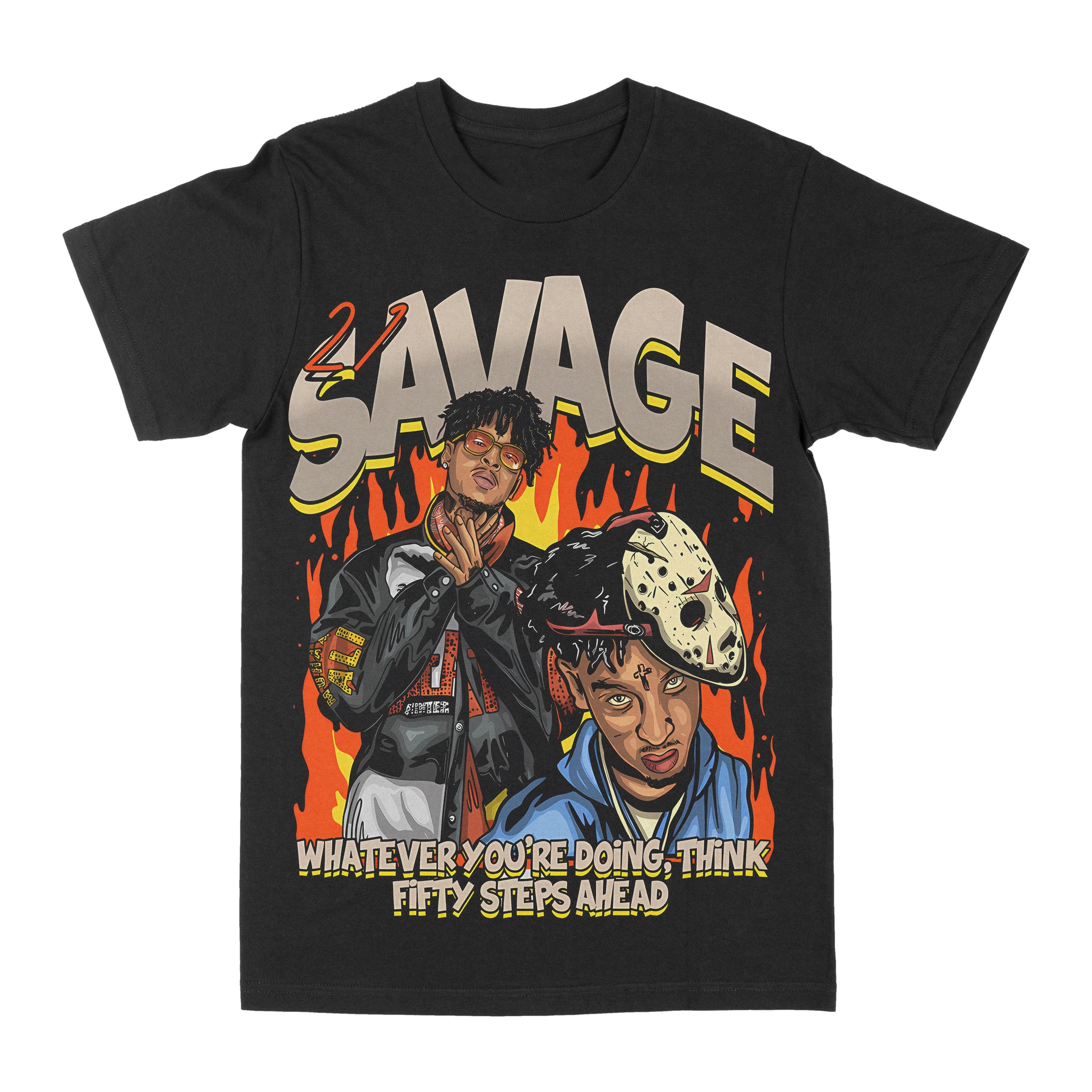 21 Savage Fifty Steps Graphic Shirt