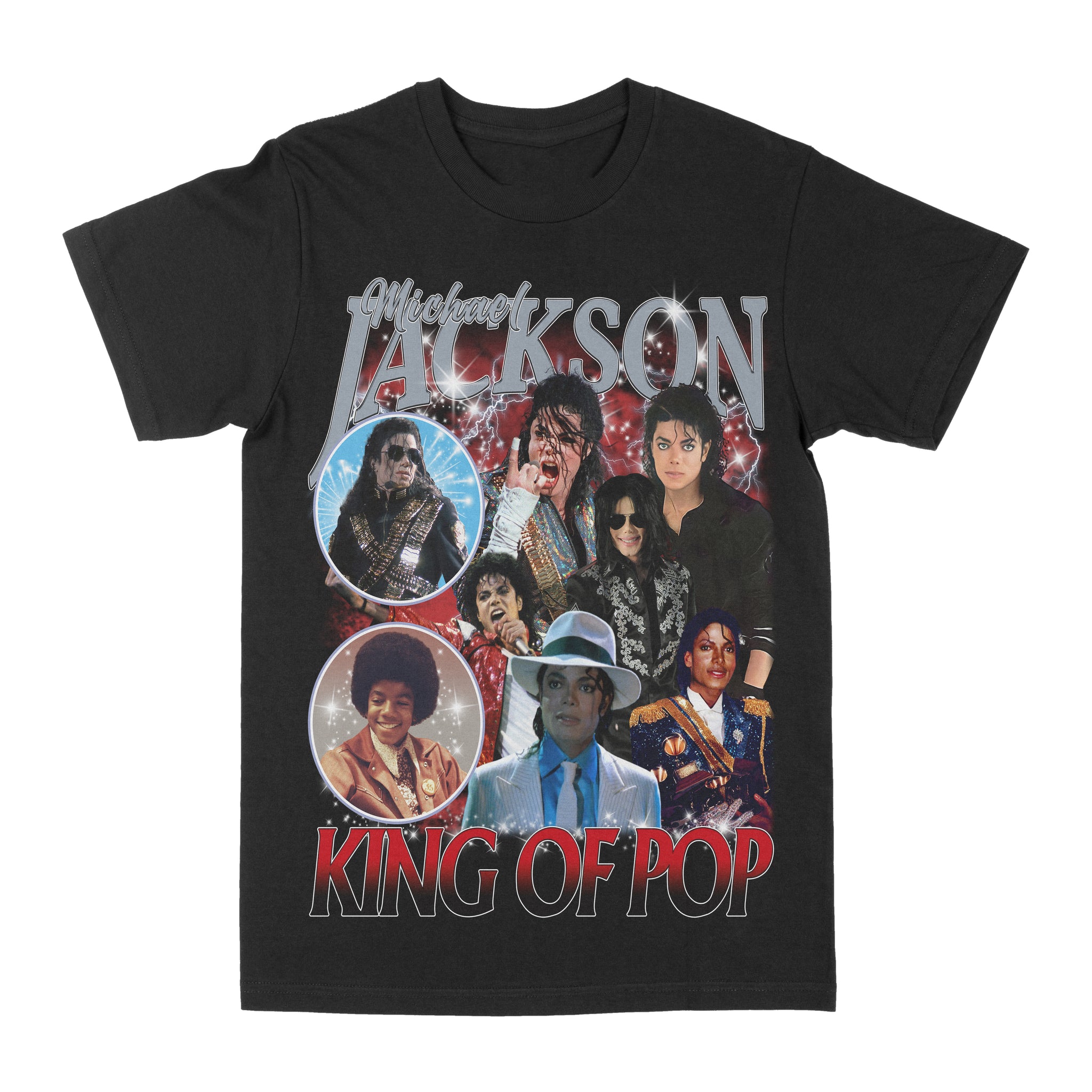 Michael Jackson Through The Years Graphic Shirt
