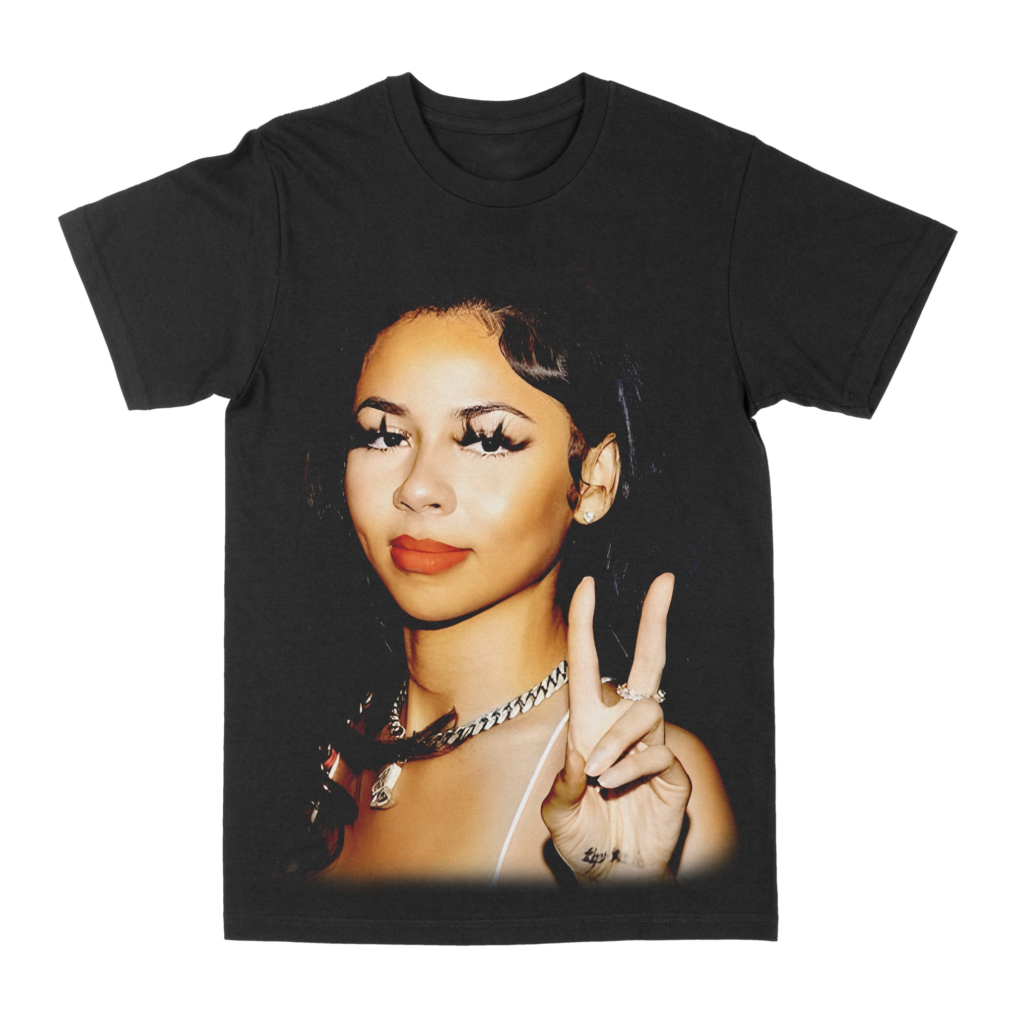 Mariah The Scientist Big Face Peace Graphic Shirt