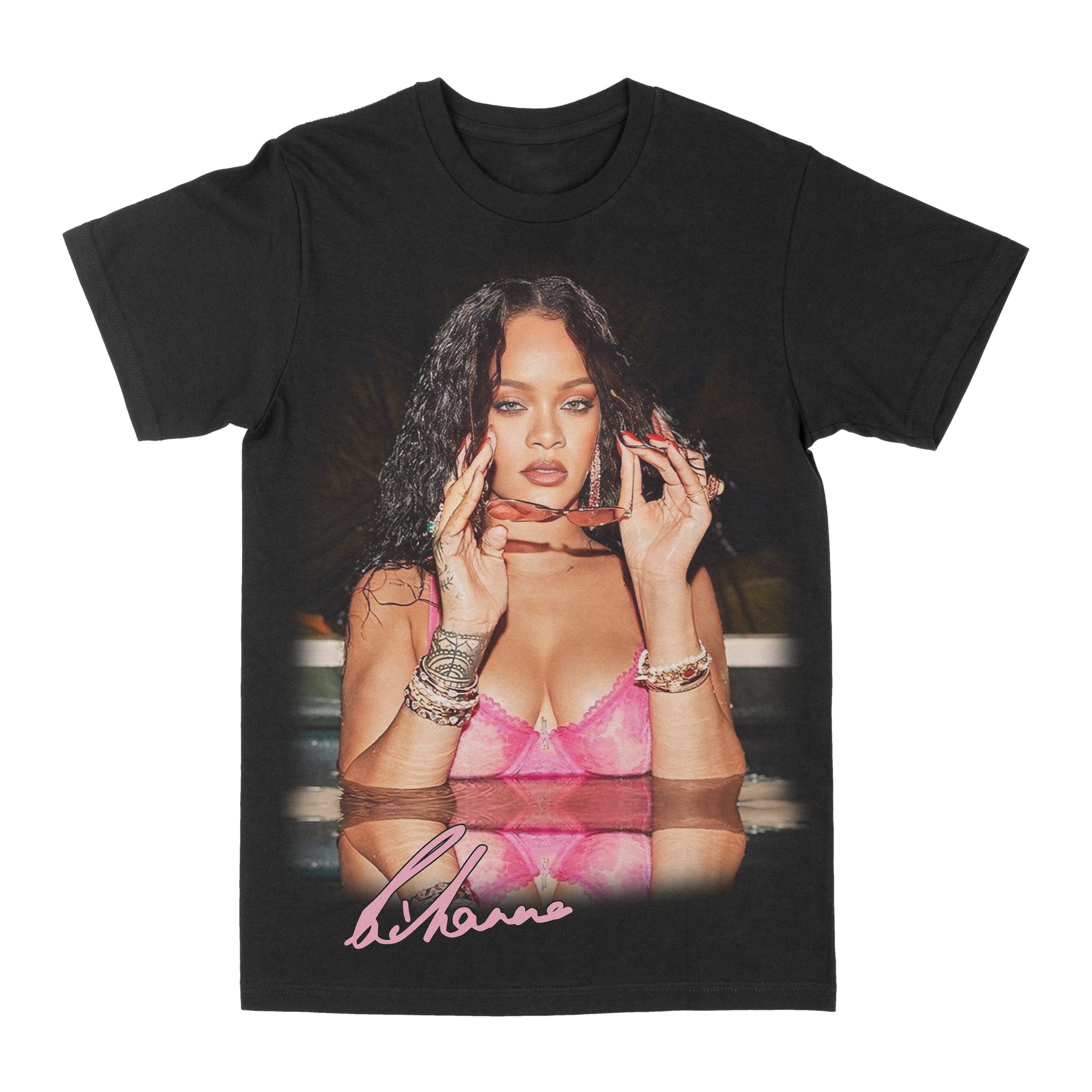 Rihanna Water Graphic Shirt