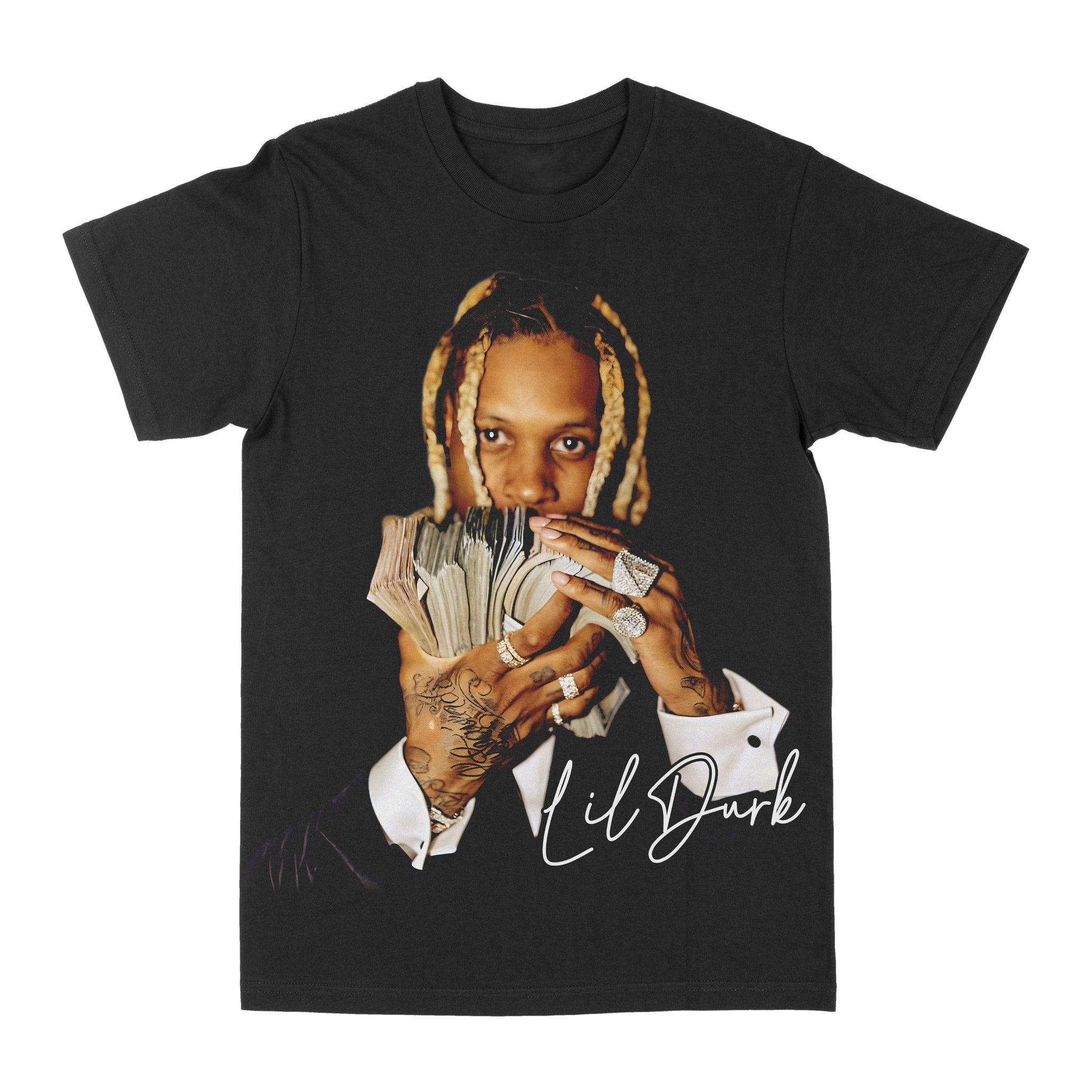 Lil Durk Holding Paper Graphic Shirt