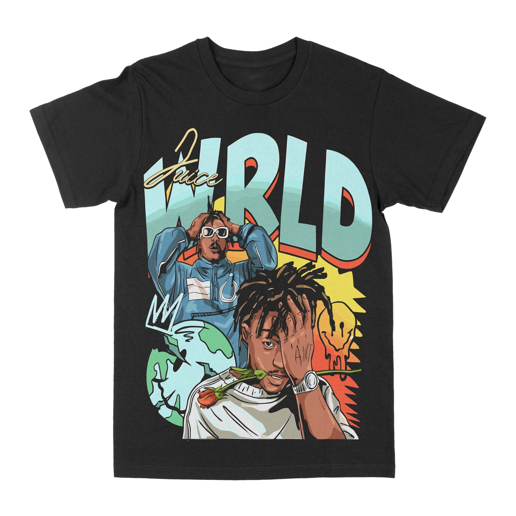 Juice Wrld Smiley Graphic Shirt