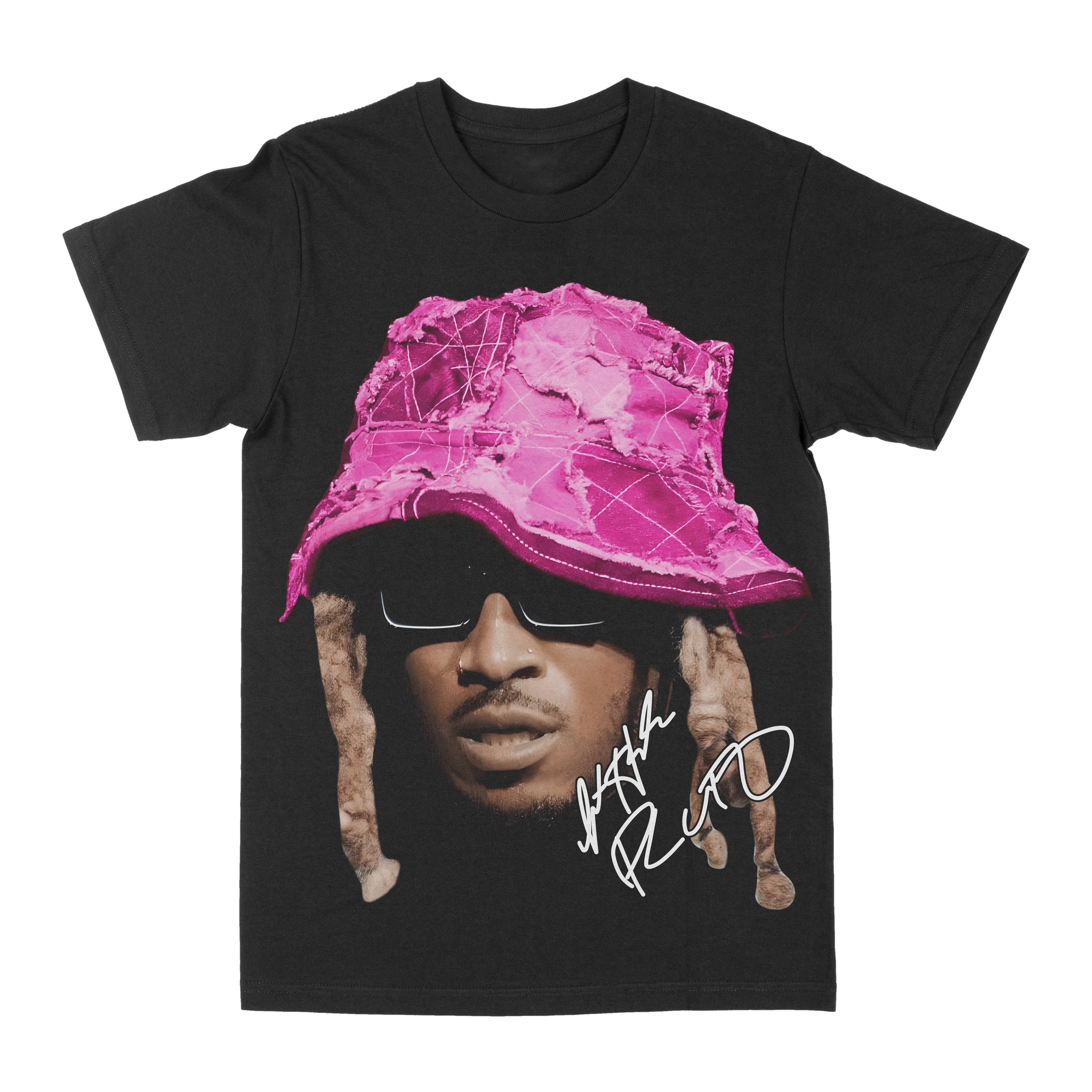 Future Big Face Pink Bucket Graphic Shirt