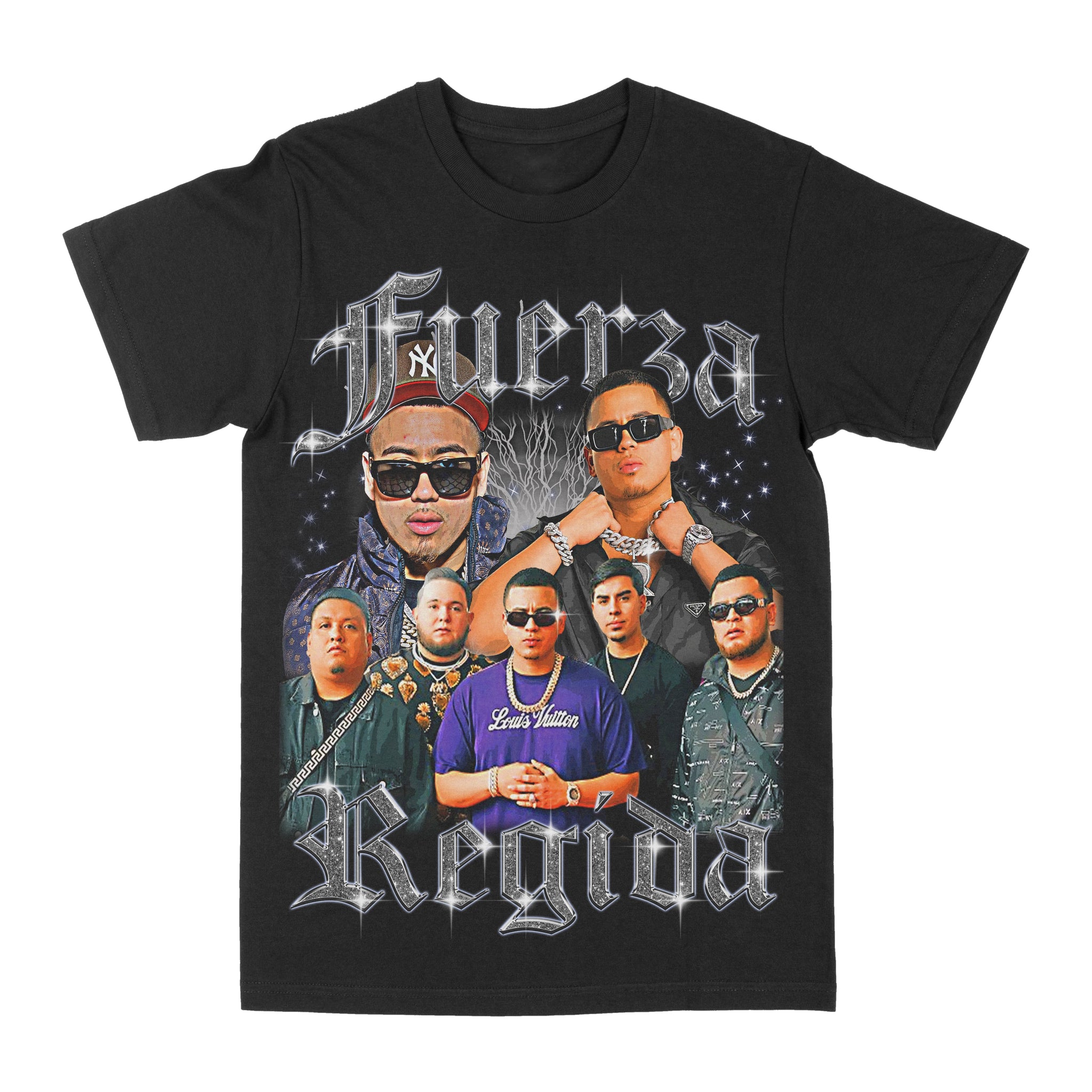 Fuerza Regida Bling Graphic Shirt