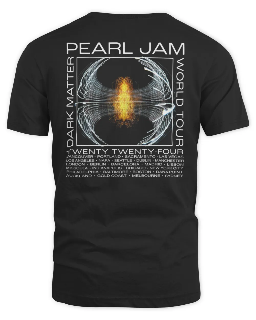 Pearl Jam Merch Dark Matter World Tour Twenty Twenty-Four Shirt