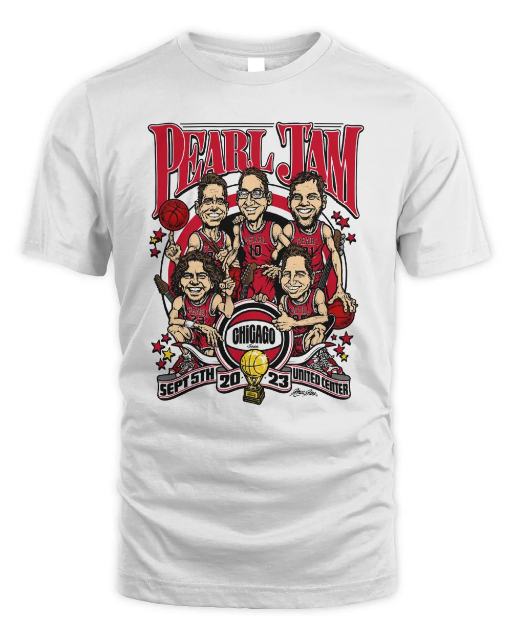 Pearl Jam Merch Pearl Jam Chicago United Center Sept 5 Shirt
