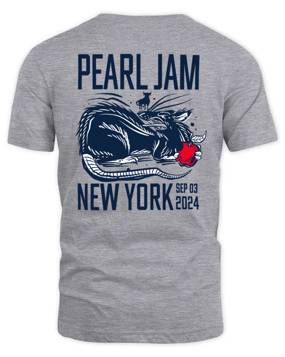 Pearl Jam Madison Square Garden Merch Pearl Jam New York September 03 Tour Shirt