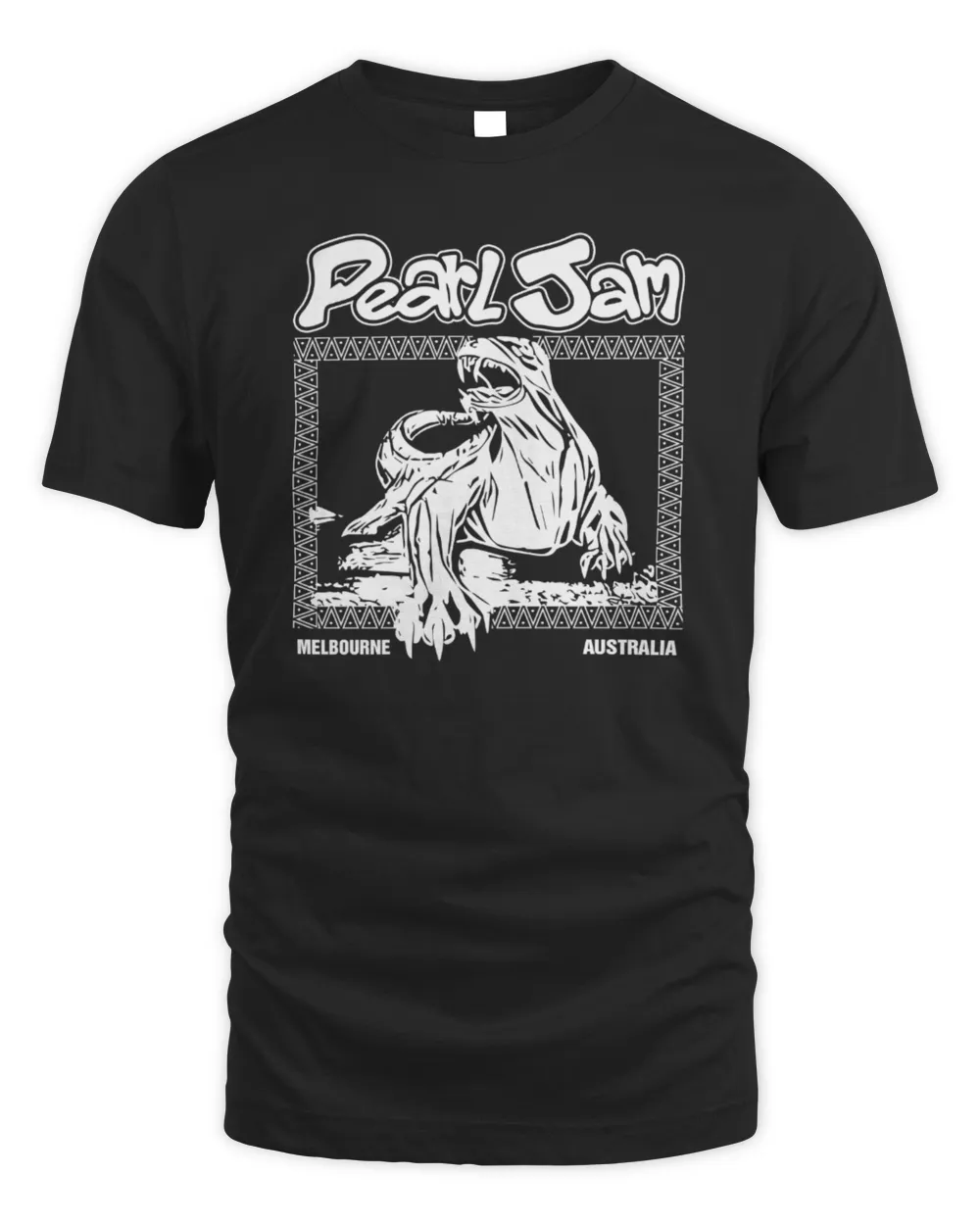 Pearl Jam World Tour Merch Melbourne Au Bunyip Shirt