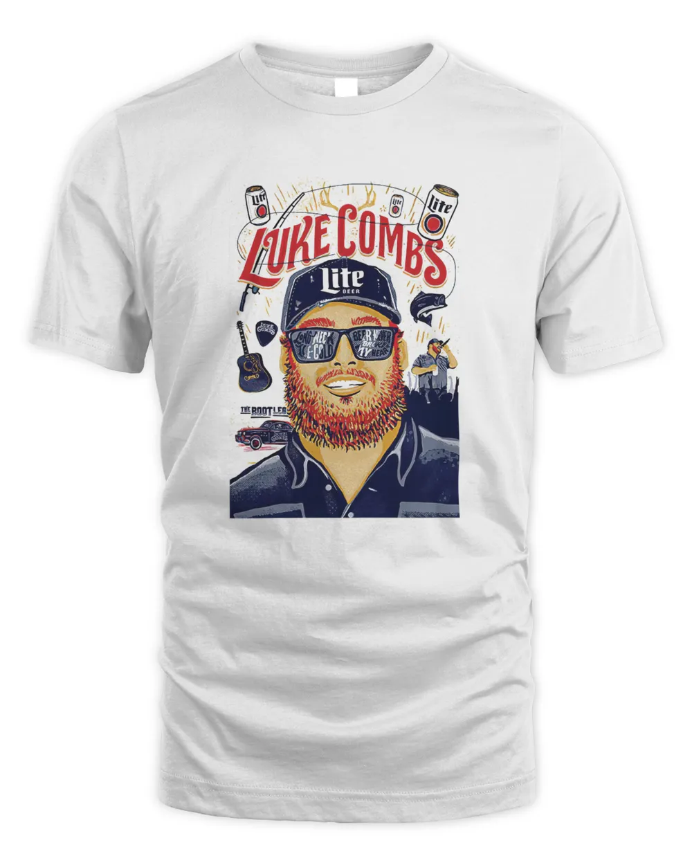 Luke Combs Merch Luke Combs Miller Lite Shirt