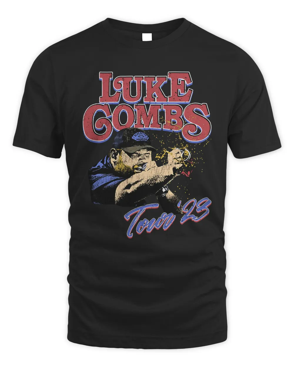 Luke Combs Merch Australia World Tour Photo Shirt Shirt