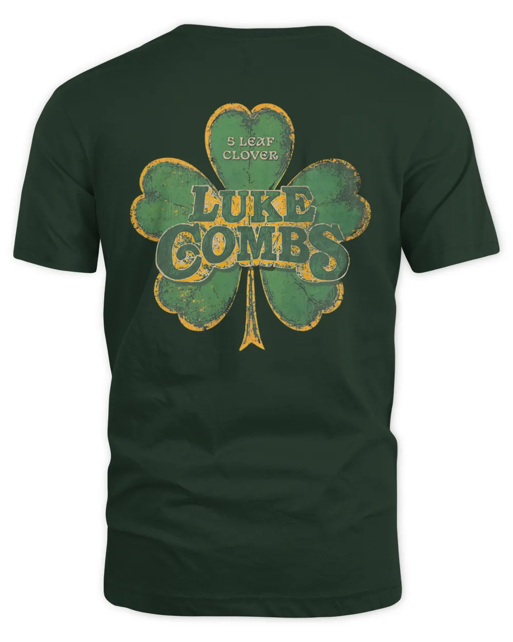 Luke Combs Merch Luke Combs 5 Leaf Clover Shirt