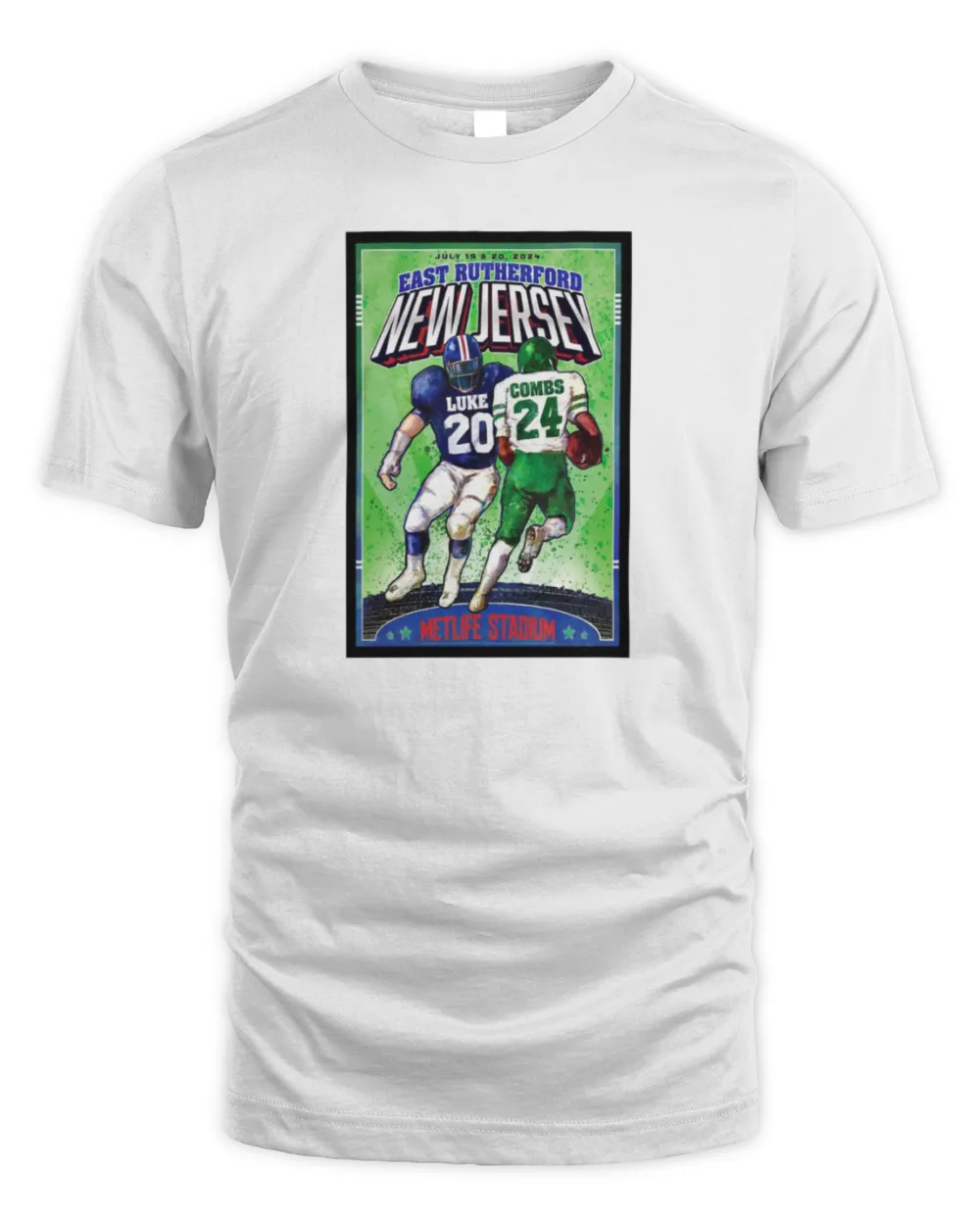 Luke Combs Merch Jul 19-20 Metlife Stadium East Rutherford Poster Shirt