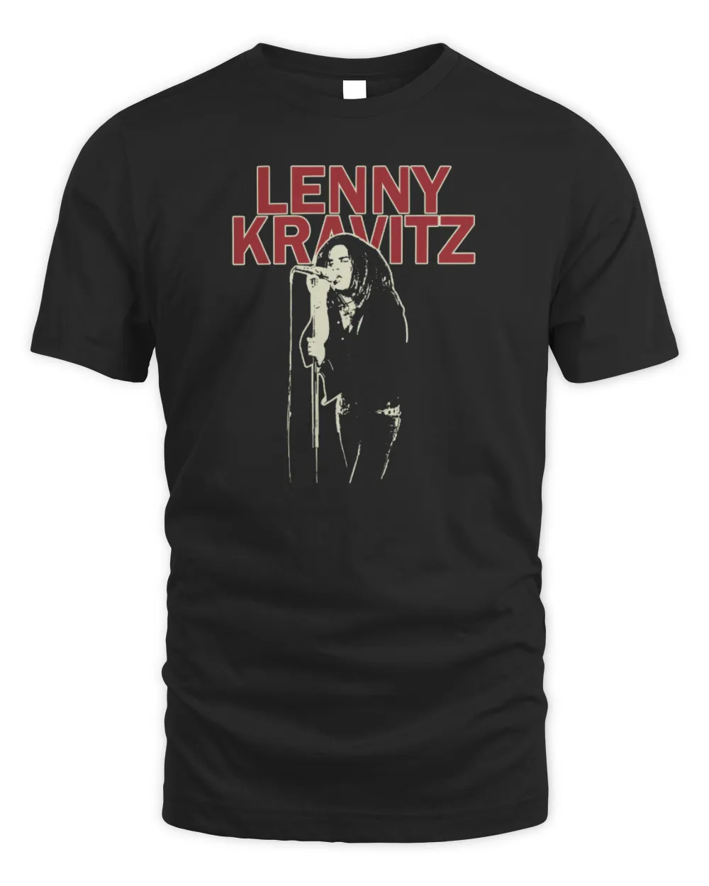 Lenny Kravitz Merch Mic Pose Shirt